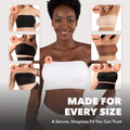 👙Women's Wireless Bandeau Bra with Removable Straps