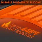 Silicone Grill Side Shelf Mat – Heat Resistant BBQ Tool Organizer