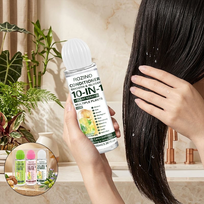 Plant-Based Keratin Shampoo & Conditioner Set