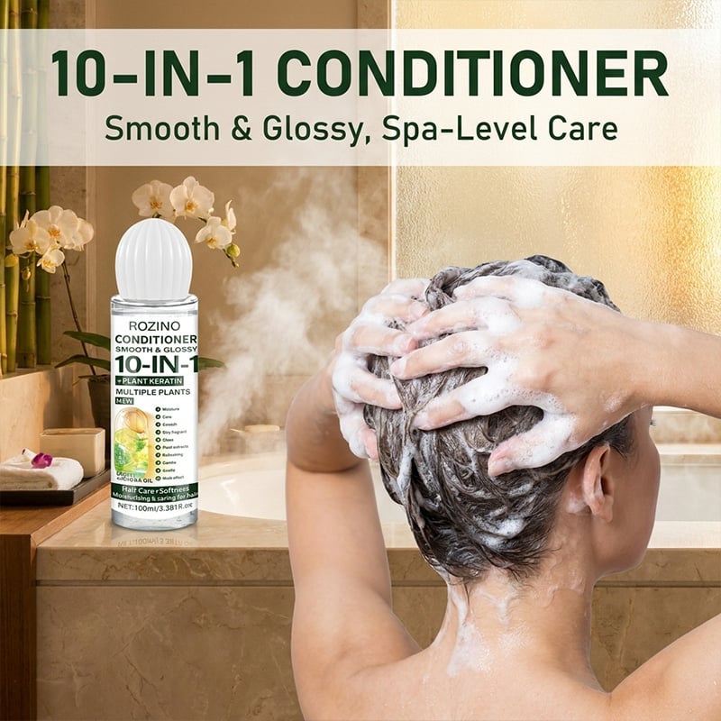 Plant-Based Keratin Shampoo & Conditioner Set