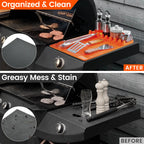 Silicone Grill Side Shelf Mat – Heat Resistant BBQ Tool Organizer