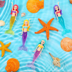 TYIIPLUS™ Colorful Mermaid Dive Toys Set (4-Pack)