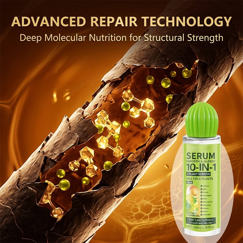Plant-Based Keratin Shampoo & Conditioner Set