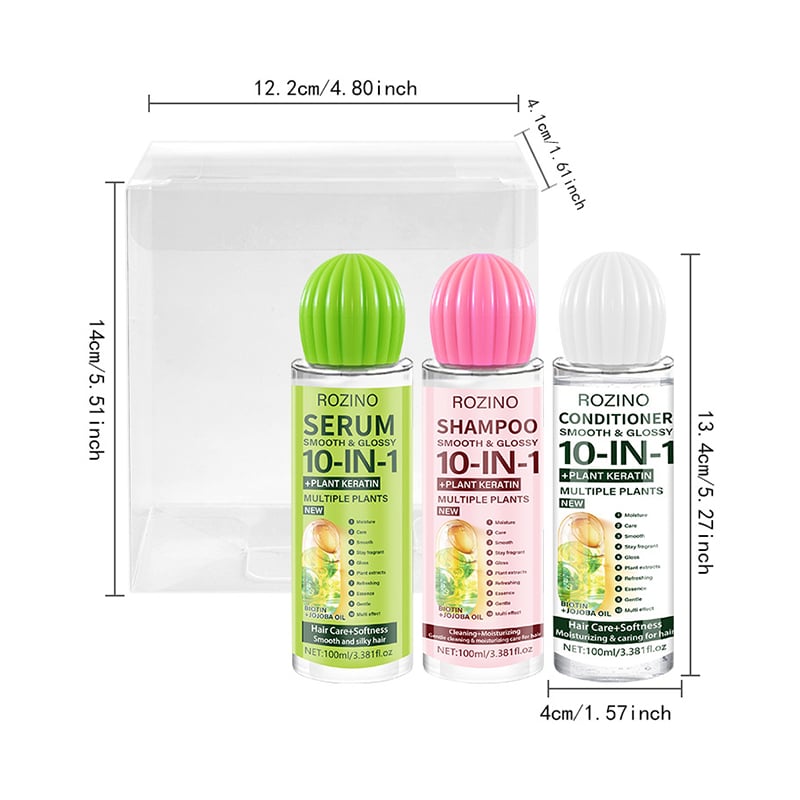 Plant-Based Keratin Shampoo & Conditioner Set