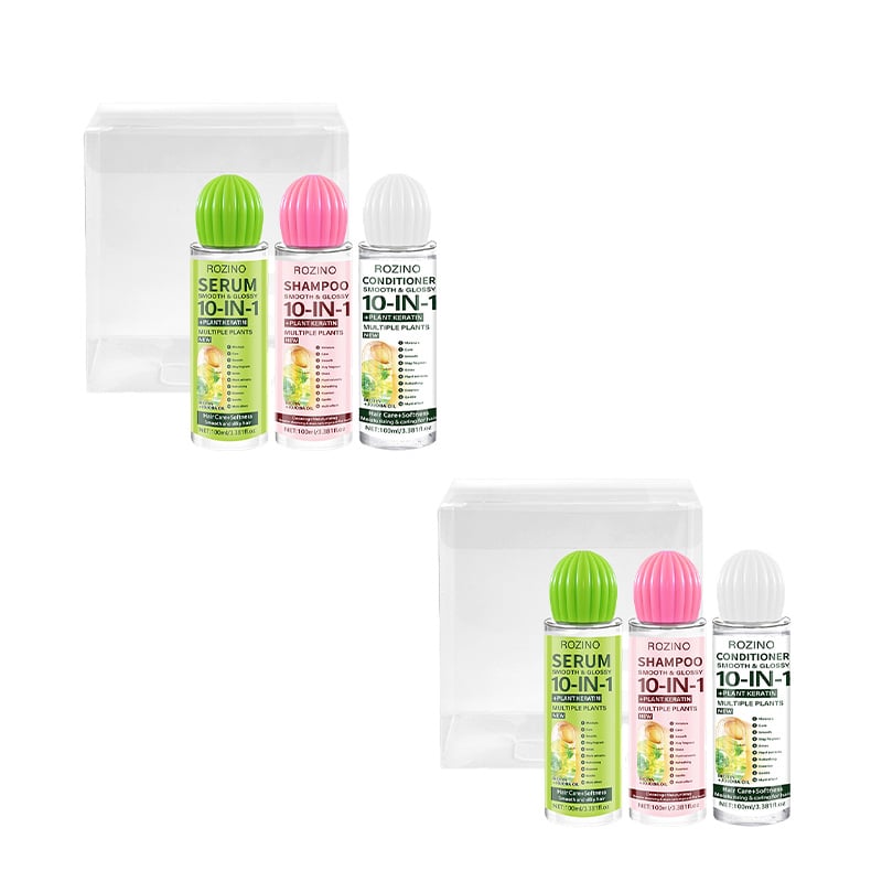 Plant-Based Keratin Shampoo & Conditioner Set