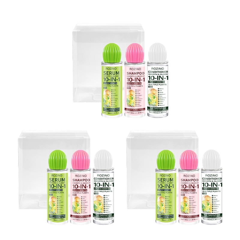 Plant-Based Keratin Shampoo & Conditioner Set
