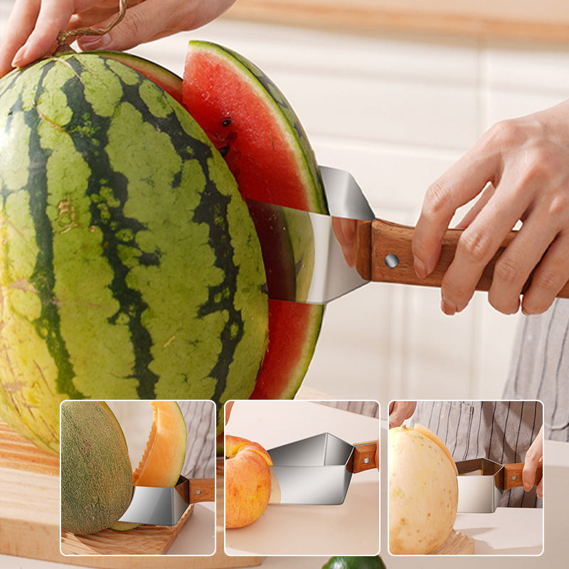 Stainless steel watermelon slicer