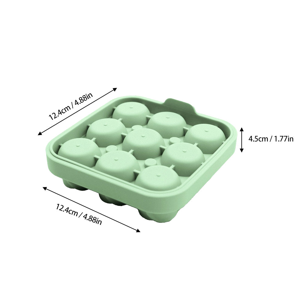 🌹 Rose Ice Cube Tray – 9-Cavity Silicone Mold for Whiskey & Cold Drinks