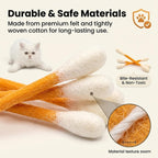 ❤️For happy, healthy, and active indoor cats🐱Swabs Cat Toys with Catnip