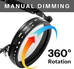 9-Level Adjustable ND Filter Polarized Sunglasses