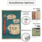 I Hate My Job Oh Please Funny Wall Art, 8 × 12 in
