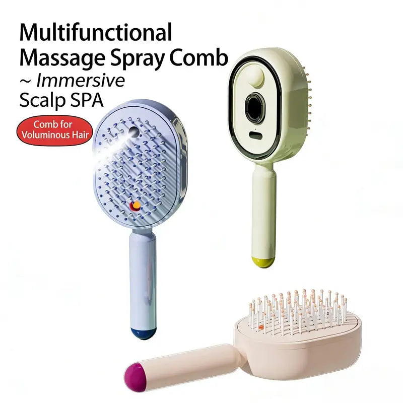 💫SAVE 49% NOW🪮✨Steam Mist Straightening Comb – Easy Salon-Like Hair