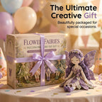 🌸 Flower Fairies Patchwork DIY Kit 🧚‍♀️4 Whimsical Fairy Dolls Sewing Kit