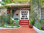 Funny "No Trespassing" Metal Warning Sign