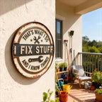🔧💪"That’s What I Do - I Fix Stuff" 3D Metal Garage Sign