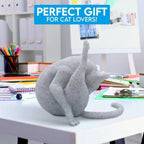 😹 Funny Licking Butt Cat Figurine