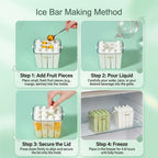 Homemade Reusable Icecream Maker Silicone Mold