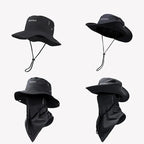 Unisex Sun Protection Hat with Neck Flap