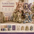 🌸 Flower Fairies Patchwork DIY Kit 🧚‍♀️4 Whimsical Fairy Dolls Sewing Kit