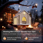 ✝️Church-Shaped Metal Solar Bird Feeder (✨Same as in the video)