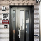 Funny "No Trespassing" Metal Warning Sign