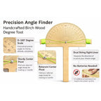 Handcrafted Wooden Precision Angle Finder