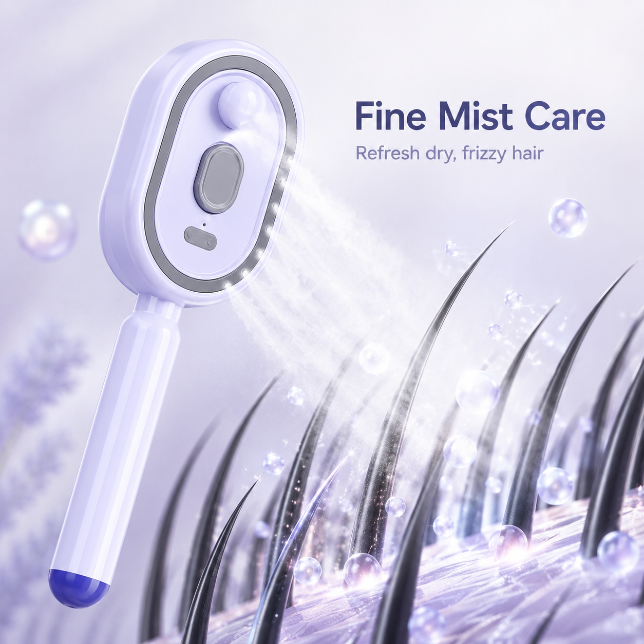 💫SAVE 49% NOW🪮✨Steam Mist Straightening Comb – Easy Salon-Like Hair