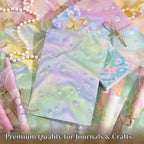 🌺160-sheet pearlescent scrapbook paper