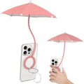 Magnetic Umbrella Phone Stand – Sun Shade & Ring Holder