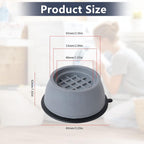 4PCS Anti-Vibration Washer & Dryer Pads