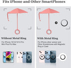 Magnetic Umbrella Phone Stand – Sun Shade & Ring Holder