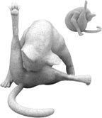 😹 Funny Licking Butt Cat Figurine