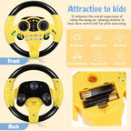 Kids Interactive Steering Wheel Toy with Lights & Sounds