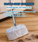 100PCS Disposable Broom Covers – Dust & Pet Hair Catchers
