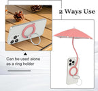 Magnetic Umbrella Phone Stand – Sun Shade & Ring Holder