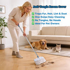 100PCS Disposable Broom Covers – Dust & Pet Hair Catchers