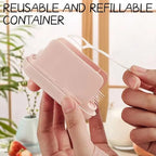 Travel-sized Storage Case with 50 Dental Floss Sticks