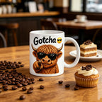 Funny Highland Cow Coffee Mug (11oz)
