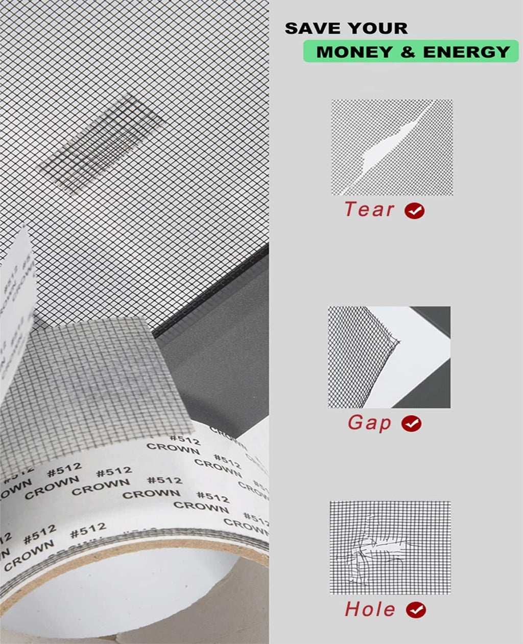 Window Screen Repair Tape