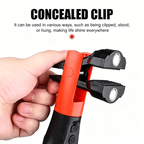 Tyiiplus™ Rechargeable Magnetic LED Work Light with Built-in Battery - IP55 Waterproof & Shockproof, Clamp & Magnet Base