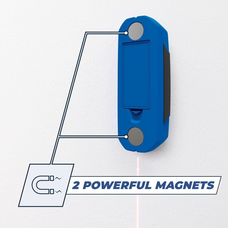 🔧 Magnetic Stud Finder with Laser-Mark