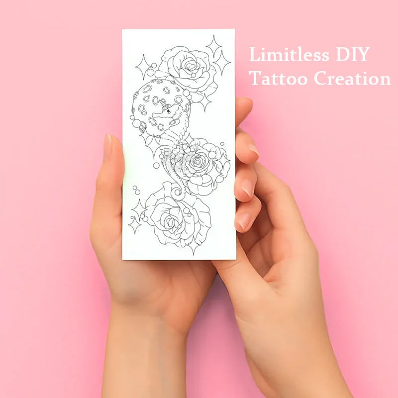 Temporary Tattoo Sketchbook – Tattoo Design Drawing Book