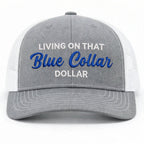 🛠️🧢Blue Collar Dollar Trucker Hat – Proud Workwear Cap