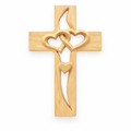✝️Handcrafted Two Heart Cross