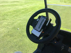 ⛳ Clip-On Phone Holder for Golf Cart Steering Wheel – Quick Install & Firm Grip