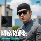 🧢 2 Pack Breathable Skull Cap for Men | Lightweight Sweat-Wicking Head Wrap & Helmet Liner for Cycling, Running & Motorcycling