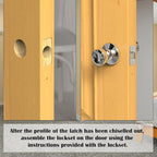 Professional Door Latch Installation Tool